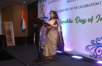 Dinner reception celebrating 69th Republic day of India 2018.