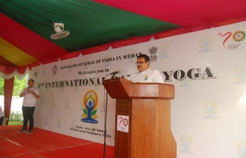 5th International Day of Yoga Celebration at Medan on 23rd June 2019