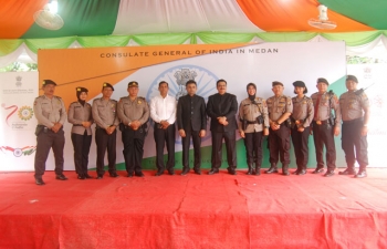 The 73rd Independence Day of India was celebrated at the Consulate in Medan on 15th August 2019.