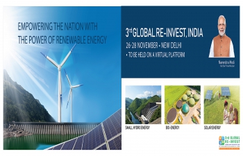 Prime Minister to inaugurate REINVEST- 2020 on 26 November 2020  In India during the last 6 years, over Rs 4.7 lakh crore were invested and India has become a favoured destination for investment in renewables: Shri R.K.Singh