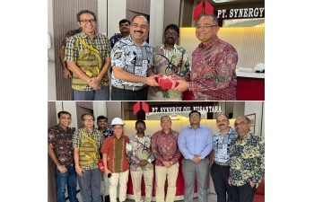 Ambassador visited PT. Synergy Oil Nusantara factory in Batam