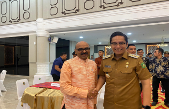 Consul General met H.E. Rico Tri Putra Bayu Waas, Mayor of Medan