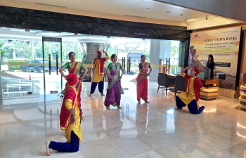 Performance of Folk Dance Group of 'Mudra Creations' in Medan from  14.05.2025 and 21 to 24 May, 2025 - sponsored by ICCR